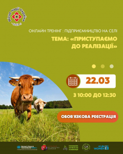 Онлайн-тренінг «Приступаємо до реалізації»
